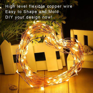 Waterproof Warm White Mini Fairy LED Copper Lights