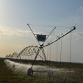 Timer plant watering center pivot irrigation system