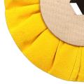 Cotton cloth polishing wheel for polishing aluminum alloy