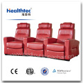 Multifuncional cadeira de cinema eletrônica reclinável Cadeira de cinema com apoio para a cabeça e titular da Copa (T016-A)
