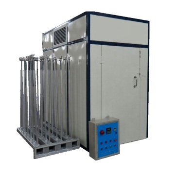 Hot air yarn drying machine