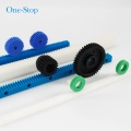 Highly elastic plastic rack