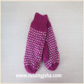 Winter Woman Acrylic Icelandic Yarn And Acrylic Mohair Knitted Mitten