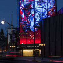 P6 Mur vidéo LED extérieur Affichage du verre trempé