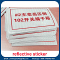 Road Reflective Traffic Sticker Signs