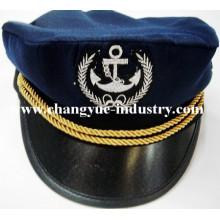 Navy marine cotton embroidery sailor captain cap hat