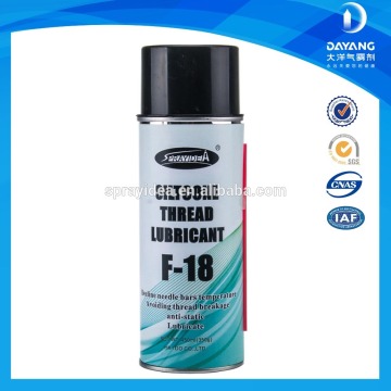 Spray de aceite lubricante de seda textil de hilo F-18 para máquina de coser