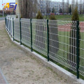 welded iron wire powder coated fences with bends