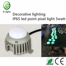 Éclairage décoratif IP65 led point pixel light 5watt