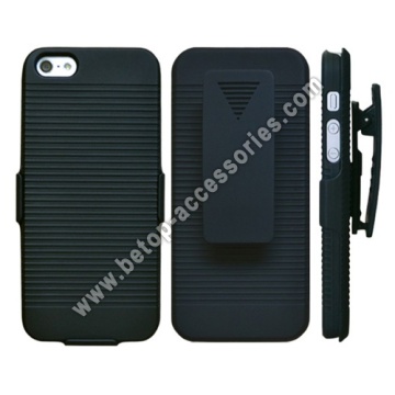 iPhone 5 Case Cover Slim Rubberize Protector Holster with Ki