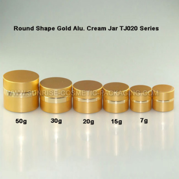 Gold Alu. Skincare Jar