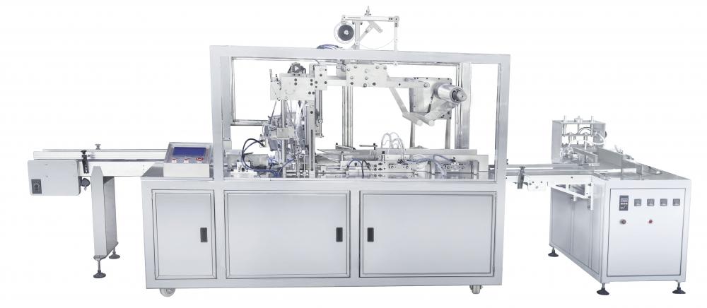 Three dimensional transparent film packaging machine