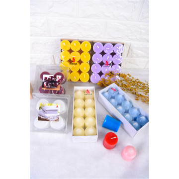 Color Unscented Votive Candles