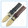 22MM Custom Black Leather Watch Straps