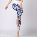 Kundenspezifische Sublimation gedruckte Kompressionsstrumpfhose Capris