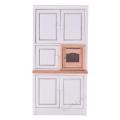 1/12 scale wooden dollhouse kitchen cabinet furniture set