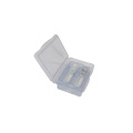 Disposable clear trapped double blister packaging