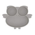 100% Food Grade Owl Silicone Suction Plate