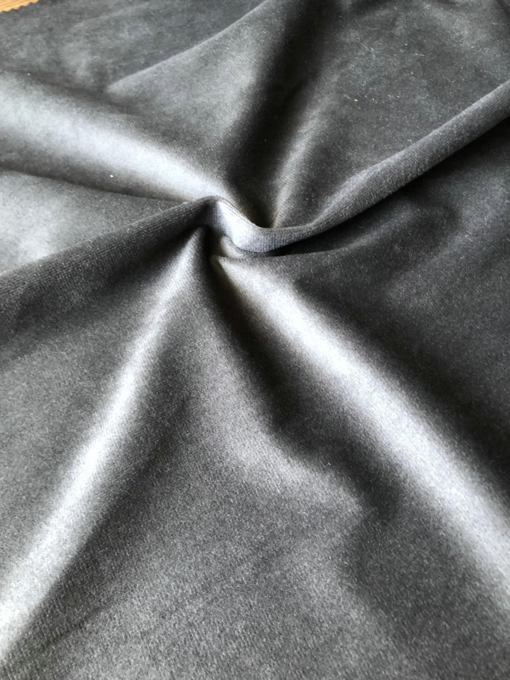 Gray Holland Velvet Fabric Gray Holland Velvet Fabric