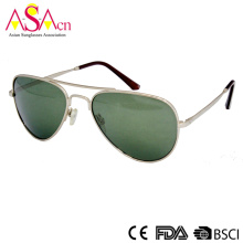 Fashion Silver Metal Unisex Sunglasses for Men and Women (16102)