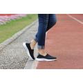 Personal Style Black Flexible Sole Woven Loafers