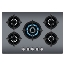 Electrolux Kitchen Hob Gray Glass 5 Rings