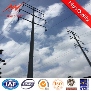 Galvanization Electric Power Steel Pole