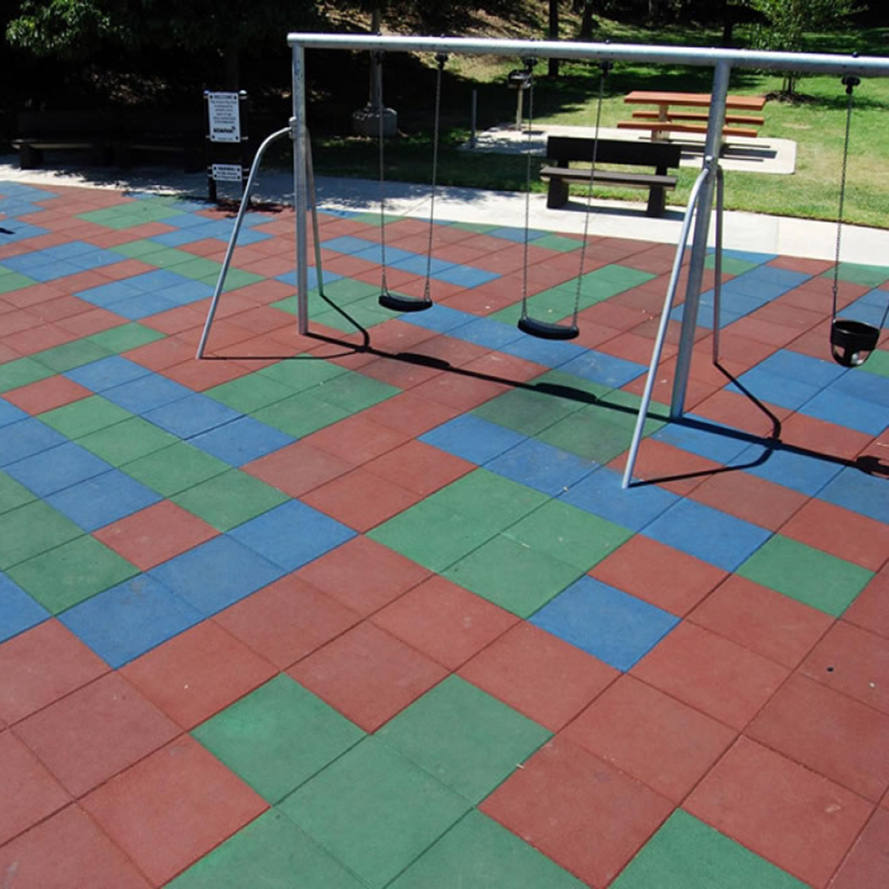 Playground Rubber Flooring Texture