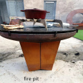 Heavy Duty Corten Metal Barbecue Grill