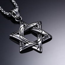 Top Quality Fashion Jewelry Stainless Steel Six-pointed star pendant