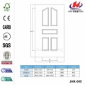 JHK-005 Hot Sale 3.7mm Carb Five Panels Veneer HDF/MDF Oak Door Skin  Quality Assured