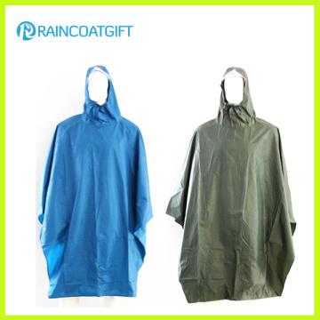 Adulto Poliéster PVC Poncho de chuva Rpy-052