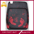Footprint Fur Material Car Carpet Mat
