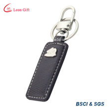 Custom PU Leather Key Ring for Advertisement