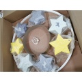 Wind-bell seven star shaped skin care packaging box