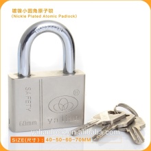 Hot Wholesale Nickel Plaqué Atomic Iron Padlock