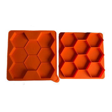 Silicone Hexagon Pastry Chocolate Cake Mold Baking Pan