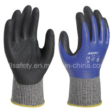 Fully Coating Cut Resistant Work Glove with Nitrile Dopping (ND6516)