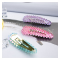 crystal rhinestone hairgrips Snap hair clip