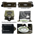 Compass with Gradienter Military Sighting Compass