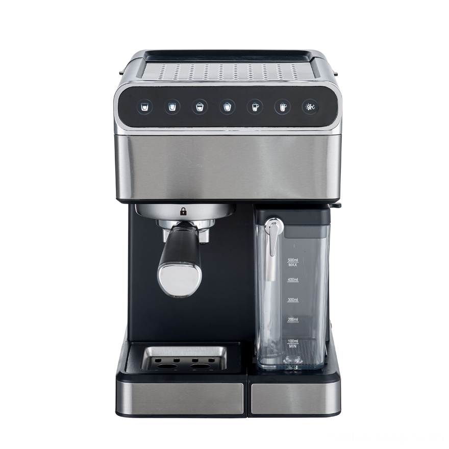 coffee machine with milk frother