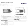 Waterfeste LED-RUST-LED-Leuchtstraßenleuchte