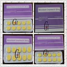 Comprimidos de metronidazol antiparasitário