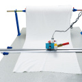 Máquina de mesa de corte de taller de tela de ropa