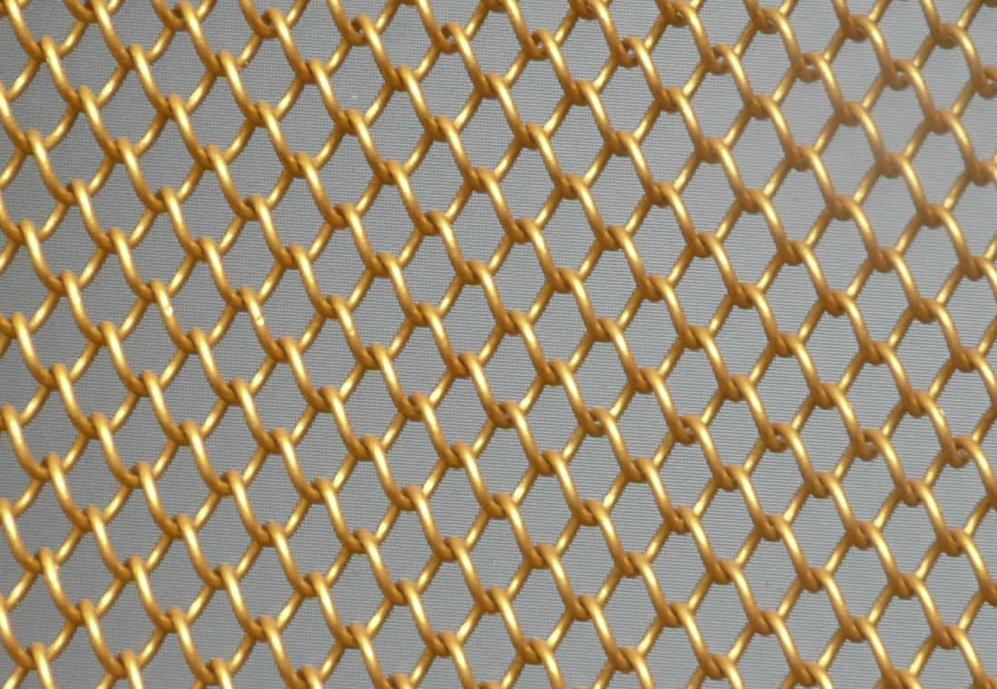 Brass Decorative metal wire mesh curtain