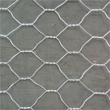 Double Twisted Galvanized Gabion Basket With 80x100mm