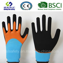 Latex Frost Handschuhe, Sandy Finish Sicherheits Arbeitshandschuhe (SL-RS304)