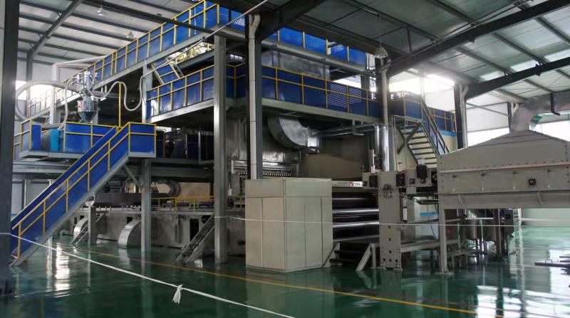 PP spunbonded composite nonwovens machine facility