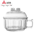 Cooking Tools Clear Elegant Glass Pots with Handles