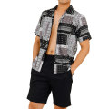 Bandana Print Hawaiian Shirt for Seaside men